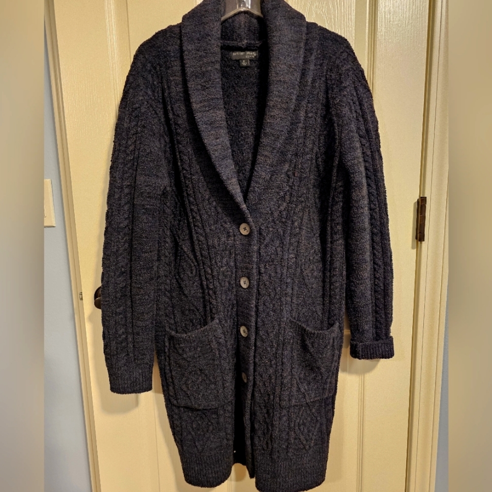 COPY - Barefoot Dreams CozyChic Long Cable-knit Cardigan - Medium